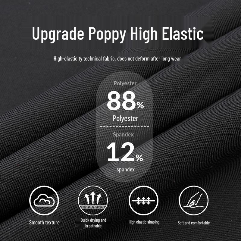 Men's Quick-Dry Breathable Round Neck Sports T-Shirt for Summer Fitness and Outdoor Running