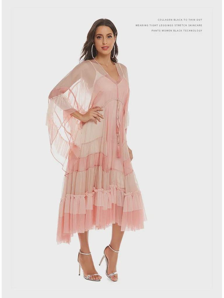 2024 Bohemian Long Skirt Beach Dress - Summer Holiday Style