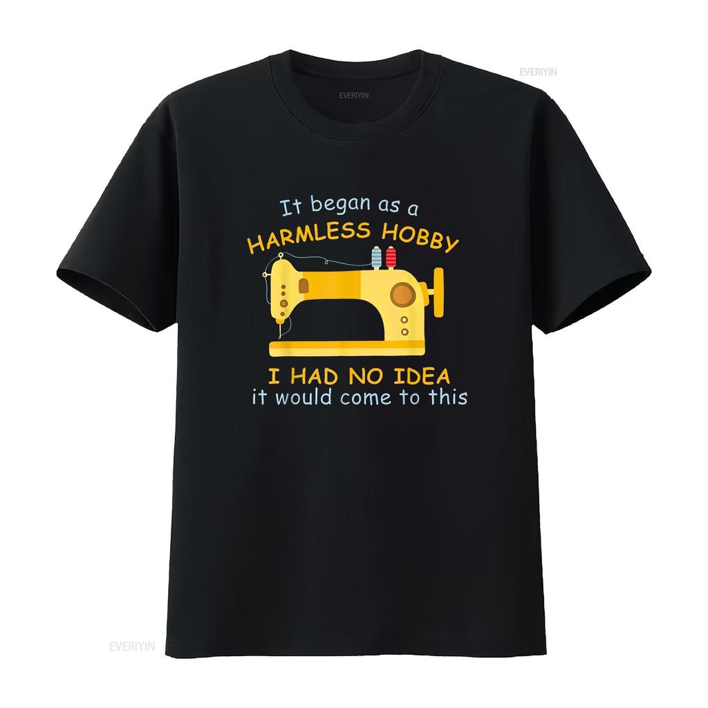 Quilting Hobby Sewing Machine Funny Idea For Sewer Quilter T Shirt vintage Washed Breathable graphic designer clothes