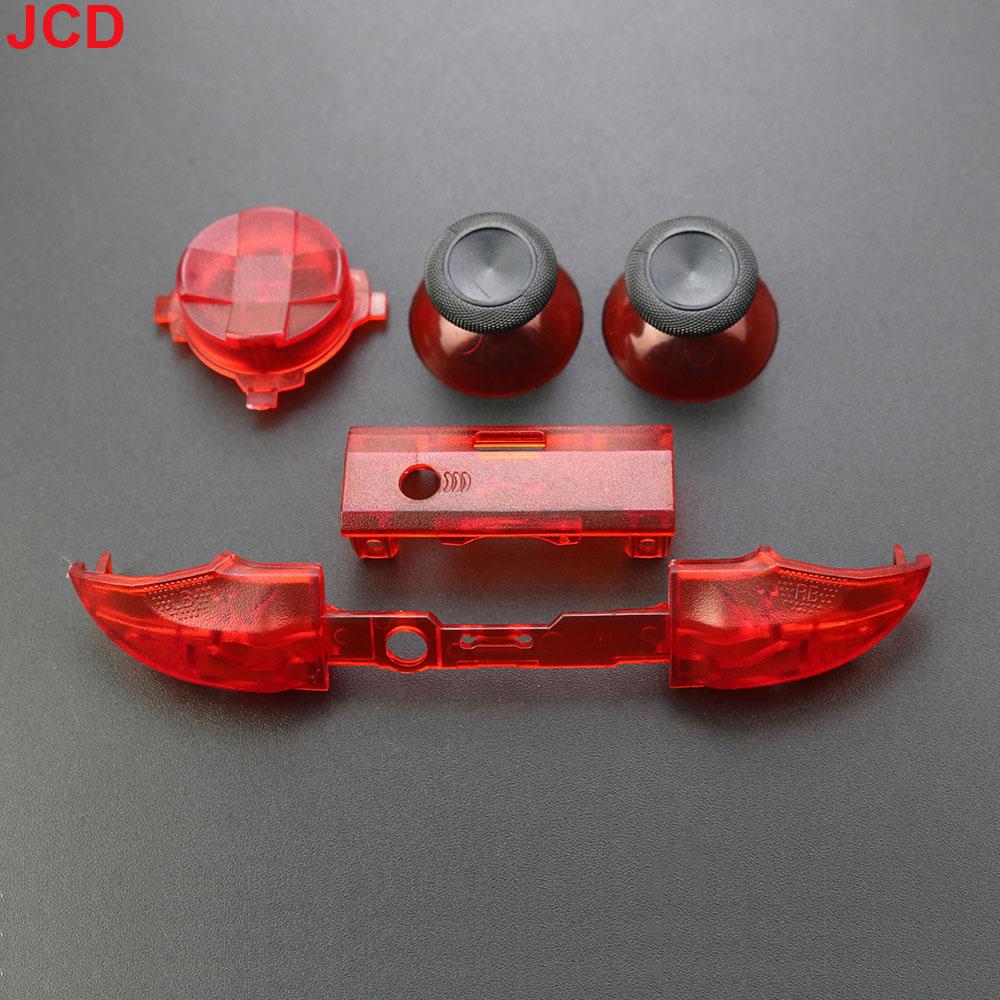 5in1 For Xbox Series X S Controller LB RB Button Strip Middle BaffleStrip Cross Direction Keys Analog Joystick Cap D-Pad Button