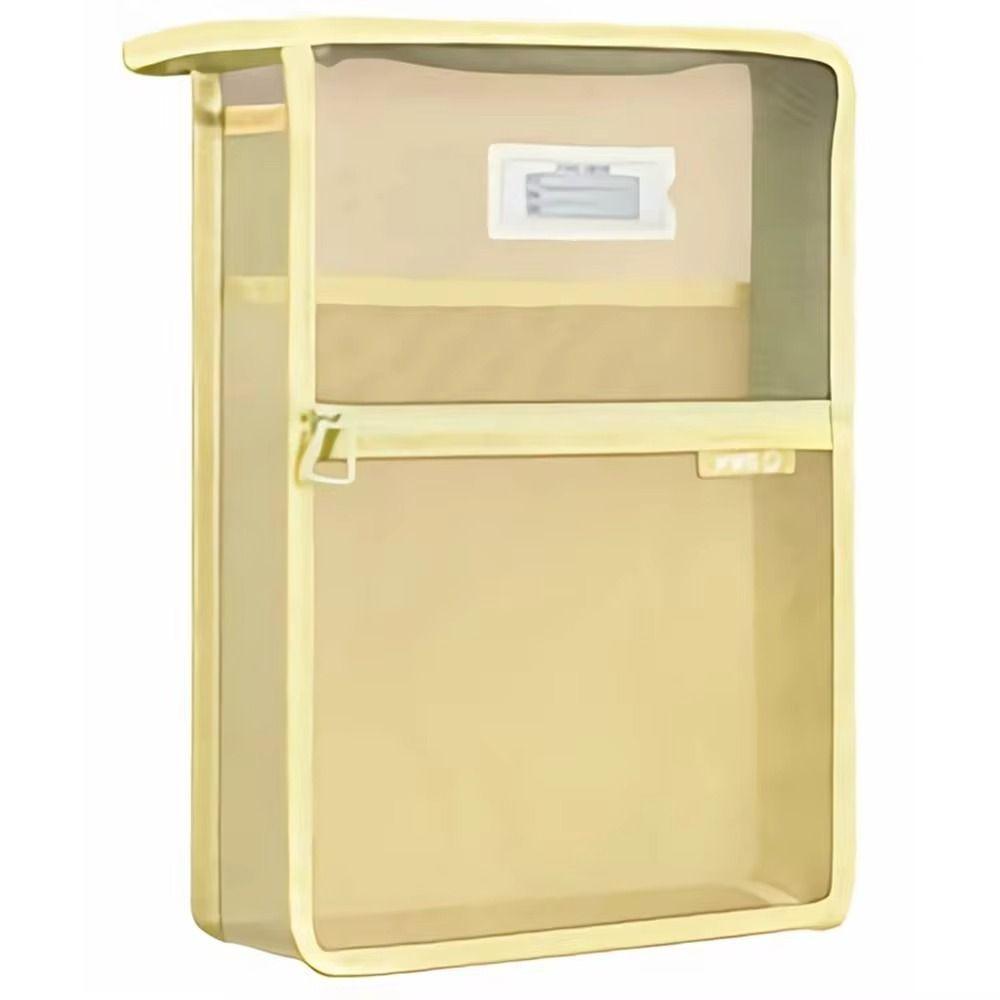 L Shaped Test Paper Storage Bag Thickened Mesh Stationery Organizer Pouch File Folder Bag  Students