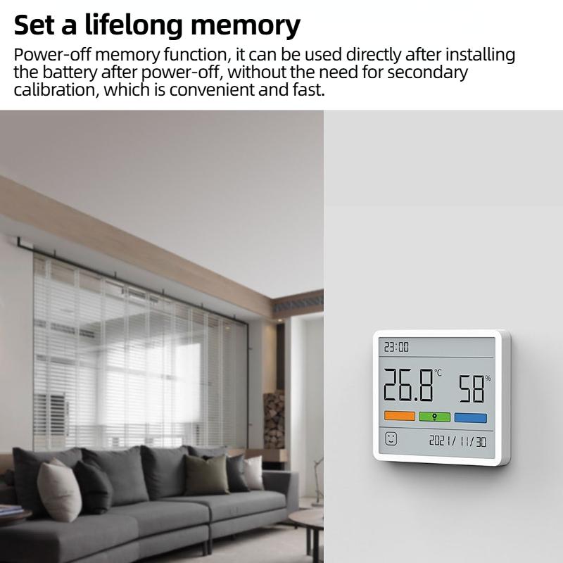 2,7 Zoll Digital Home Innentemperatur-Feuchtigkeitsmessgerät LCD Digital Thermometer Hygrometer Sensor Gauge Wetterstation
