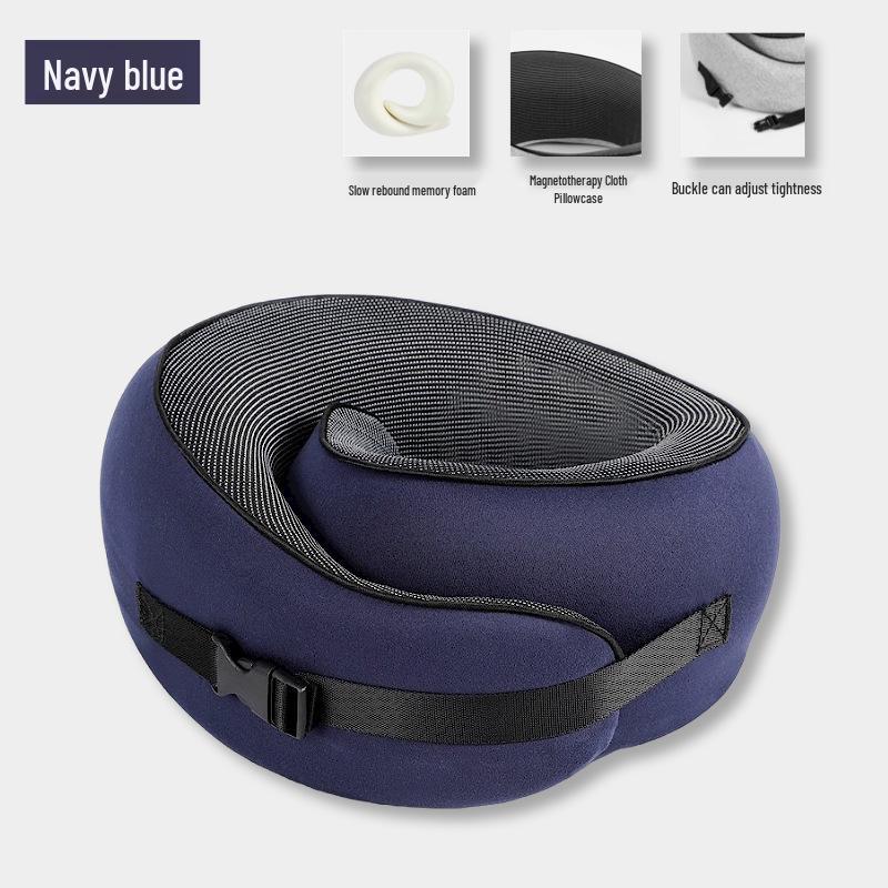 

Портативная U-образная подушка для шеи из пены с памятью для путешествий и поддержки автокресла