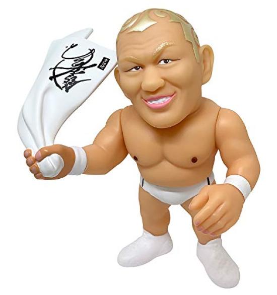 16d Soft Vinyl Collection 015 Minoru Suzuki White Costume Soft Vinyl Painted Action Figure Ver. Non-scale