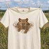 Comfort Colors Capybara Shirt, Retro Capybara Tee, Capybara Lover Shirt, Funny Capybara T-Shirt, Cute Capybara In Water Shirt