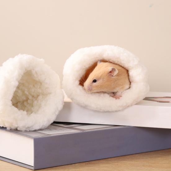 Yousheng Hnízdo pro křečka Kreslený design Postel pro křečky Měkký Pohodlný plyš Spací pytel Morče Příslušenství pro domácí mazlíčky