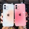 Krāsains gradients caurspīdīgs tālruņa vāciņš iPhone 16 Pro Max 15 14 13 12 11 X XS XR 7 8 Plus modes vienkāršs triecienizturīgs vāciņš