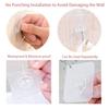 Waterproof And Oilproof Wall Hooks Sticky Hooks For Kitchen Bathroom Shower Door Outdoor Wall Hanging Door Self-adhesive