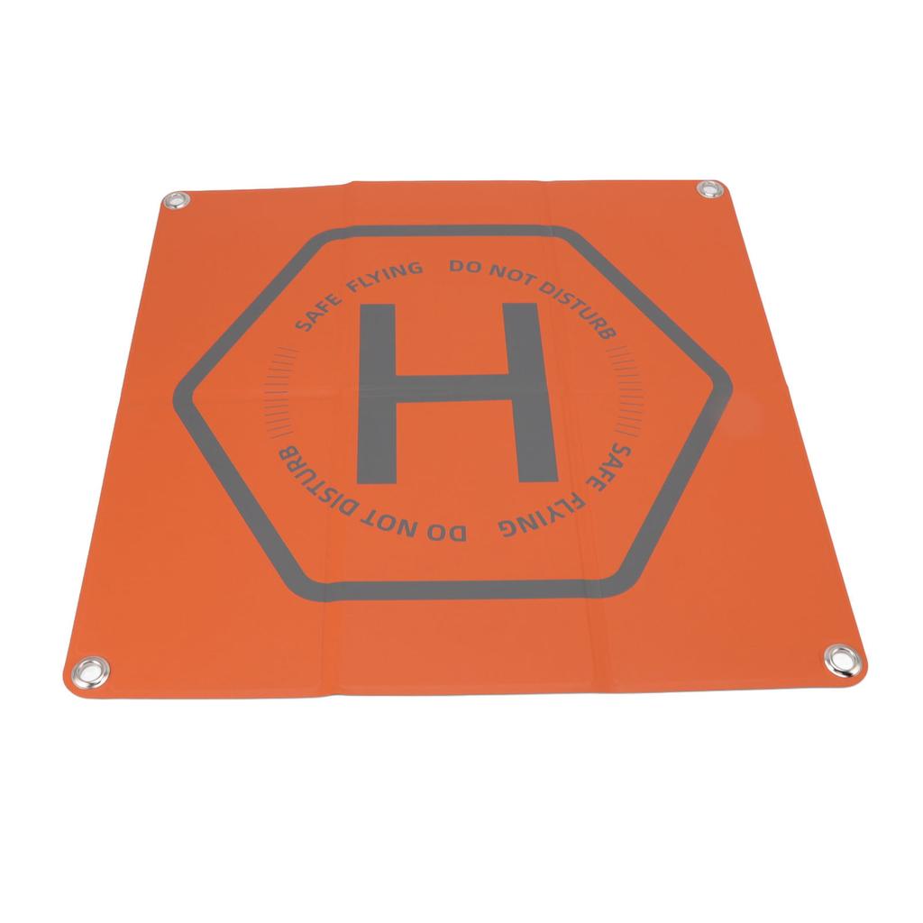 Drone Landing Pad Double Color Safety Warning Slogan Design 50cm Square Waterproof Drone Parking