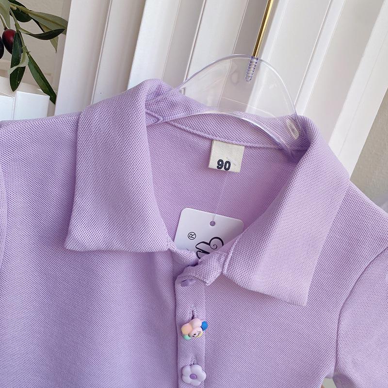 Fishy Fun Summer Wear: Baby Girl Short Sleeve Top + Shorts Set RX1107