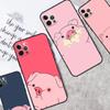 Cartoon Pig Case For Samsung Galaxy S24 Ultra S20 S21 S22 S23 S25 Ultra S9 S10 Plus S25 FE Cover Funda