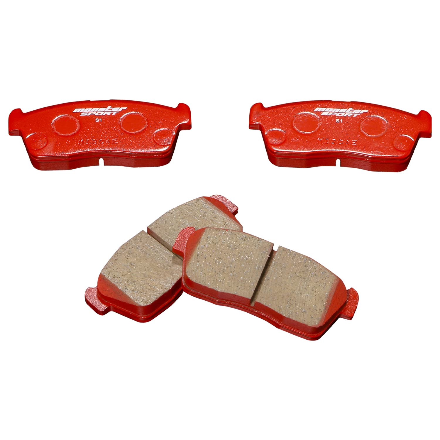 

MONSTER SPORT Тормозная колодка для Alto Works R и других [тип-S1/передняя] [HA36S]/Wagon [MH55S]/Hustler [MR52S]/Spacia [MK53S]/Crosby [MN71S]/Solio [MA37S]