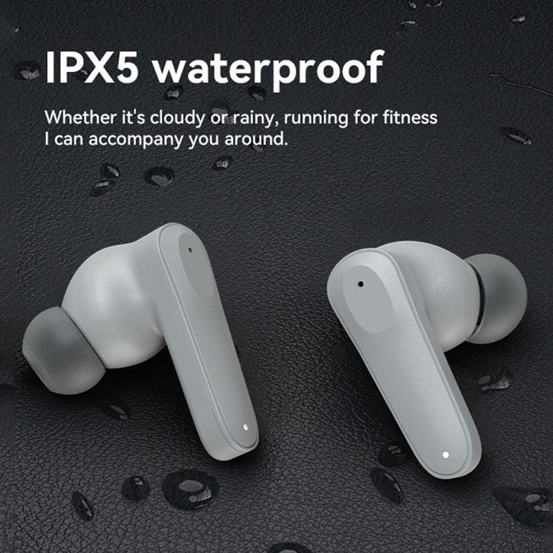 Căști Wireless cu Anulare a Zgomotului ENC, Căști In-Ear, Căști Stereo HiFi pentru Muzică cu Microfon HD, Căști cu Latentă Scăzută, Căști Rezistente la Apă