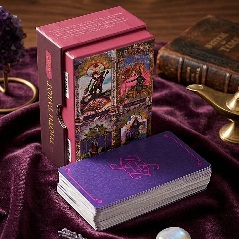 Pachetul de Tarot The Zerner-Farber cu Dublă Gravură, 78 de Cărți de Tarot cu Artă Colaj, Instrument Spiritual de Divinație în Cutie Rigidă 10.5*6cm