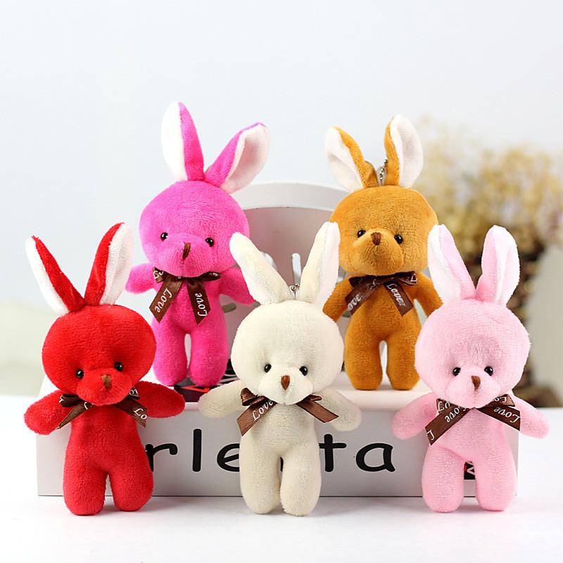 Plush Soft Premium Bunny Keychain In Various Colors Perfect For Wedding Tossing