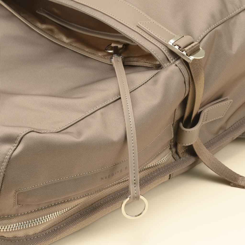 [W&.DayNight] Rikka Square Backpack, Fits B4 Size, Fits 15.6-inch Laptop, No. 11713, 16L, 800g, Women's, Smoky Pink, Commuter