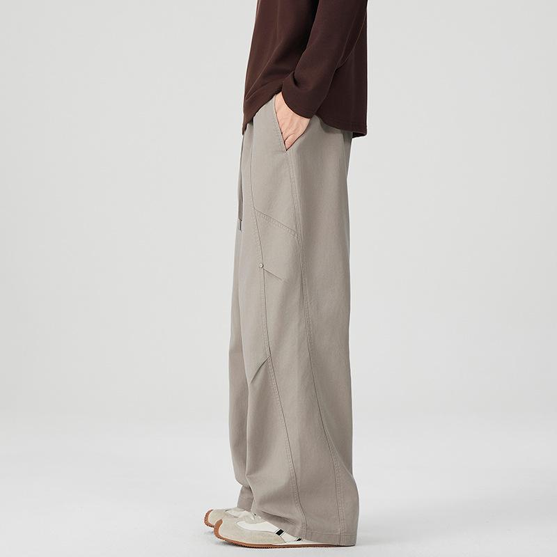 American Trendy Casual Pants Men's New Spring and Autumn Loose Straight Versatile Trend Handsome Long Pants Wholesale