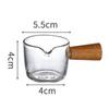 50ml Capacity Coffee Measuring Cup Single Spout Espresso Shot Glass Mini Milk Cup  Coffee Making