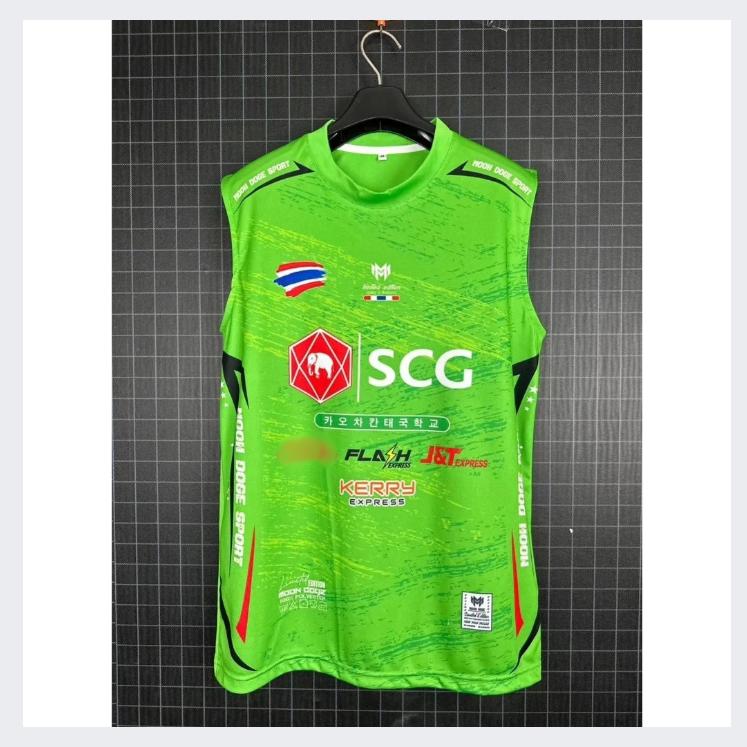 Training Tank Top Shirt Sleeveless THAILAND National Football Soccer JERSEY Quick Dry Round Neck Microfiber Uniform Sport Outdoor Unisex Men Women
