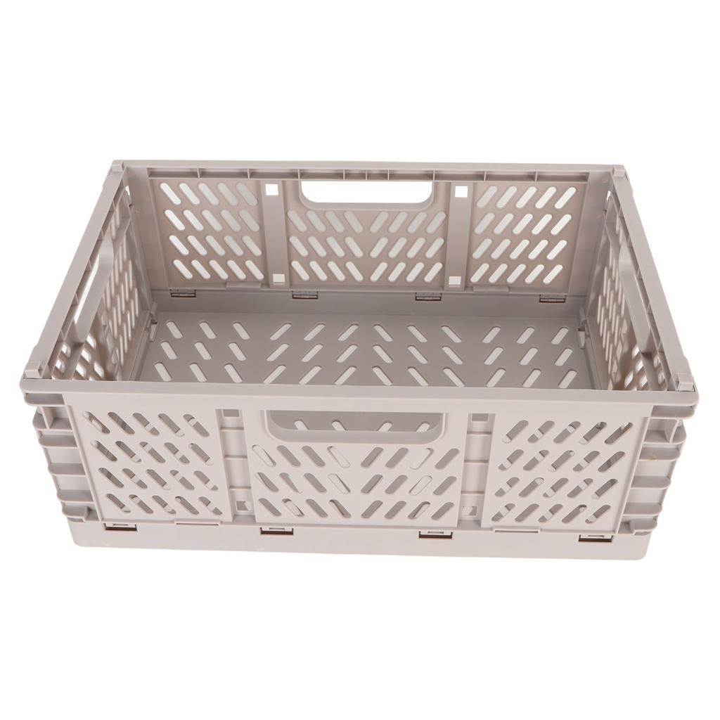 Collapsible Storage Crate Thicken Large Capacity Storage Crate Plastic Folding Storage Basket for Office Laundry