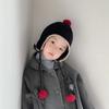 Tassel Baby Beanie Cap Thick Ear Protection Hat Sweet Baby Knitted Cap  Toddler