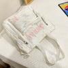 Schoolbags Children Elementary School Girls Junior High School Students High School Students Make up Lessons Bag Letters High Appearance