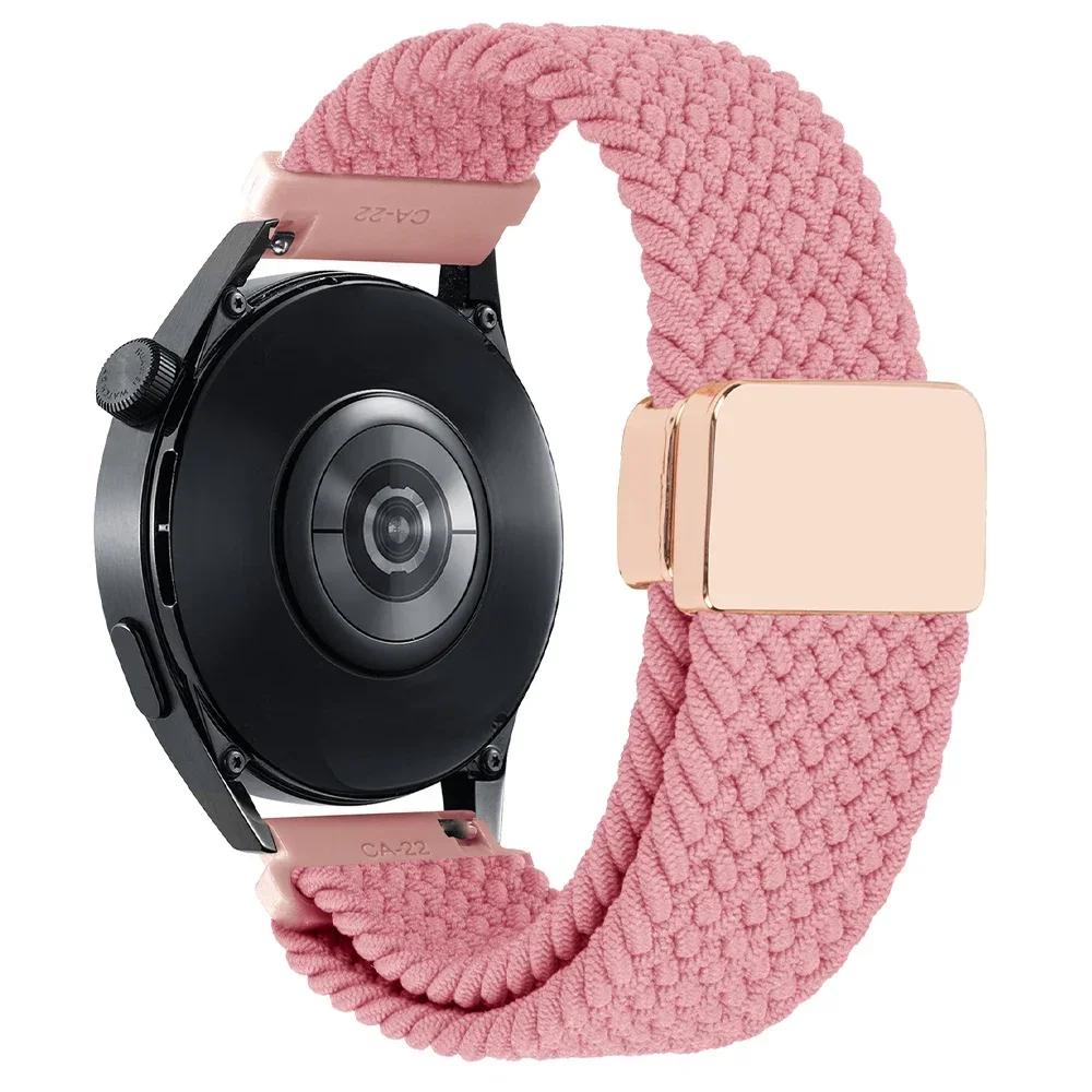 Cinturino Magnetico in Nylon 20mm 22mm Per Garmin Forerunner 570 265 55 255 Active 6 5/Vivomove Trend/Vivoactive 6 5/Venu 3/2 Braccialetto