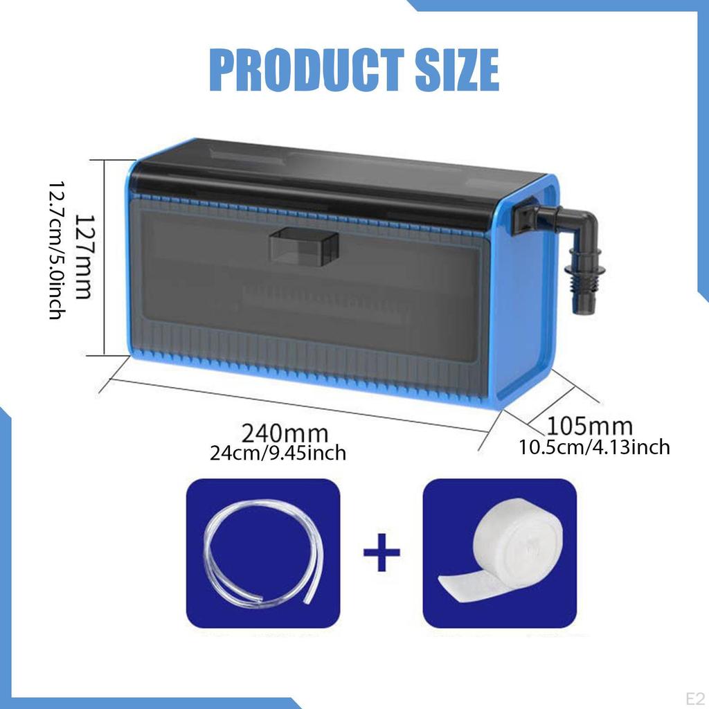 Aquarium Box, Hanging Box for Turtle Tank, Professional, Office, Living Room, Shop, Accessories