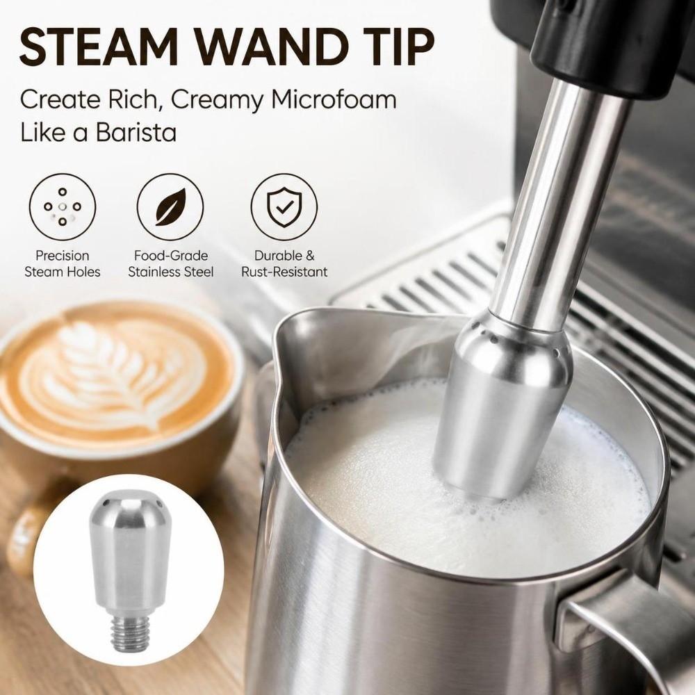 Stainless Steel Steam Nozzle Accessories Coffee Maker Steam Wand for Gemilai Espresso Making