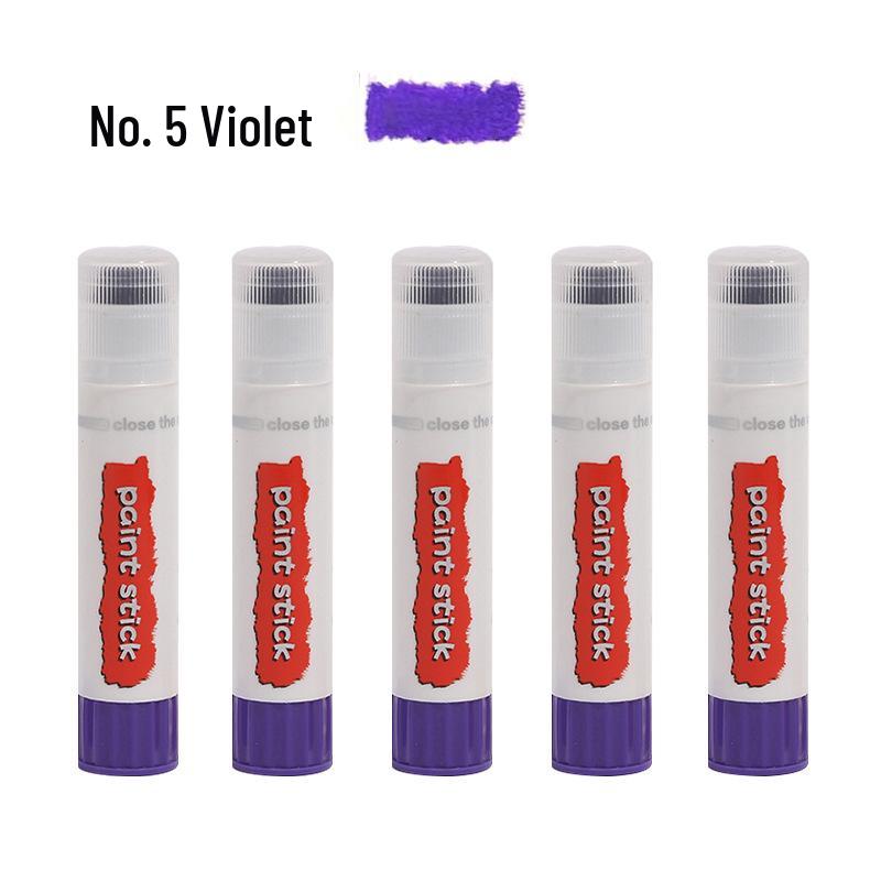 Tutingmei Quick-Drying Watercolor Sticks - 24 Vibrant Colors for Kids' Art Projects