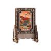 Nanjing Scenery Rotating Magnet: National Tide Retro Wood Ornament
