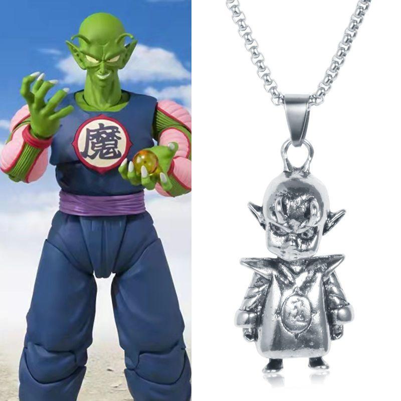 Přívěsek Dragon Ball Náhrdelník z titanové oceli Hip Hop Super Saiyan Panenka Son Goku Muži Kreslená Animace Příslušenství Dárek k narozeninám