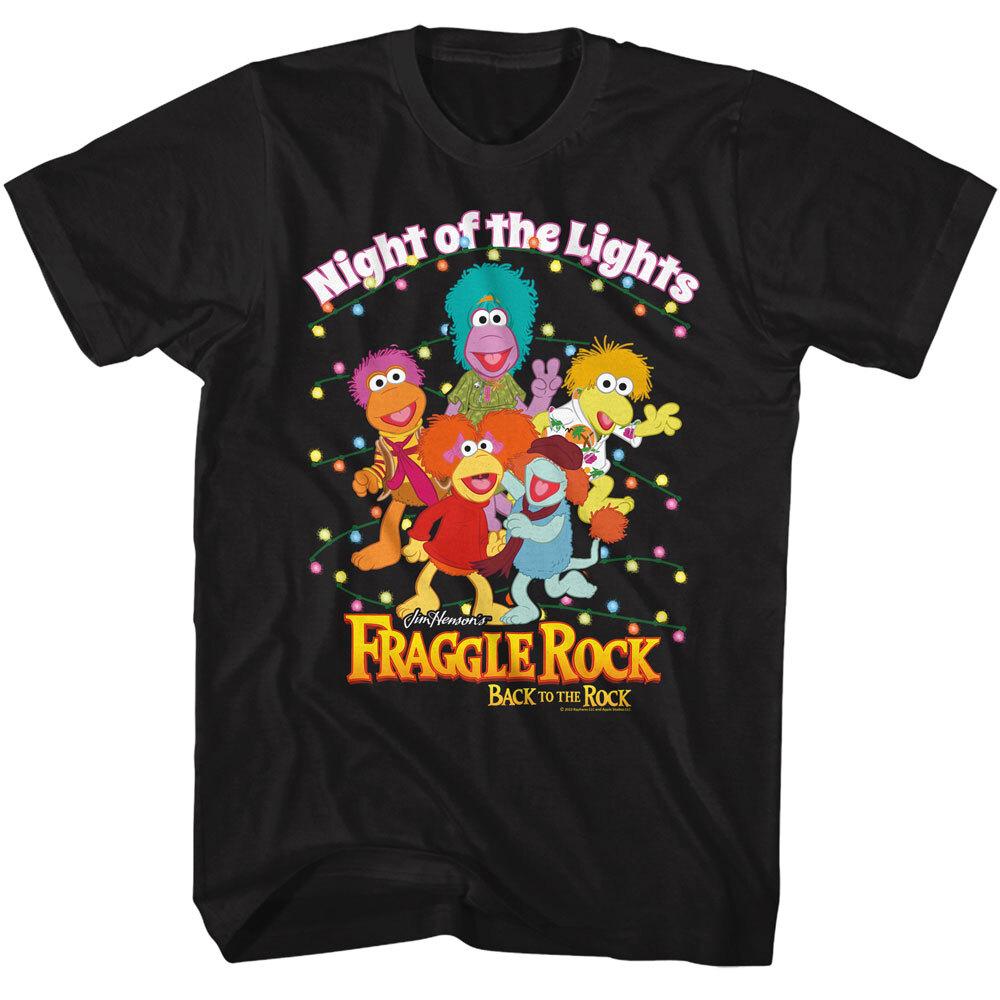 Fraggle Rock Back To The Rock Jim Henson Night Of The Lights Men s T Shirt XXL