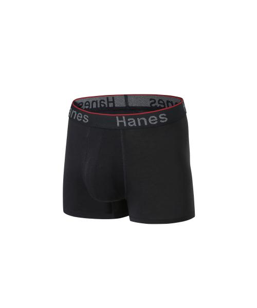 

[Hanes] Боксеры с поддерживающим карманом (шорты) Черный [Отправлено из Кореи] 100% Оригинал M