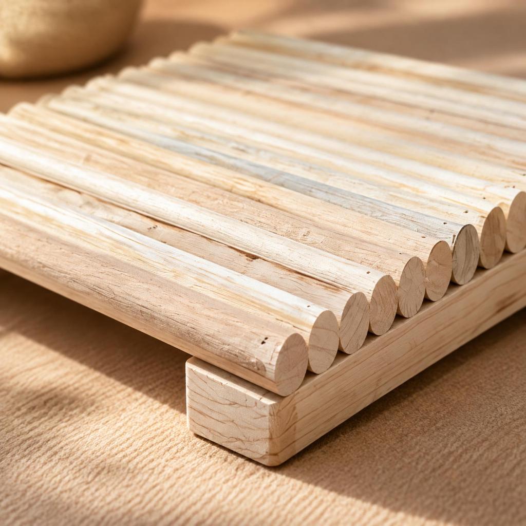Raised Wooden Cat Elevated Surfaces with Slats WearResistant Scratching Board Debris