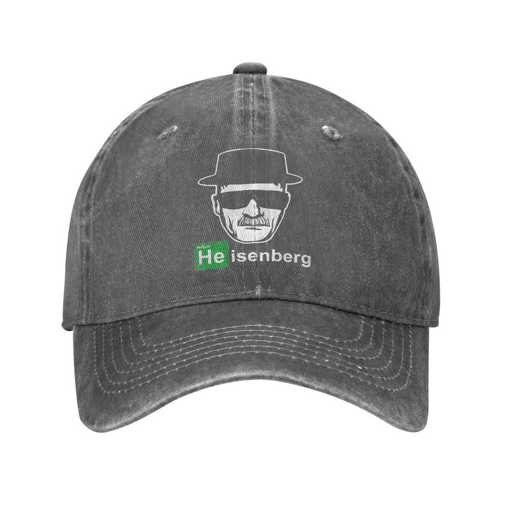 Heisenberg Baseball Cap Sun Breaking Bad Tennis Skate Sunscreen Washed Hip Hop Hats Female Male Classic Custom DIY Baseball Caps