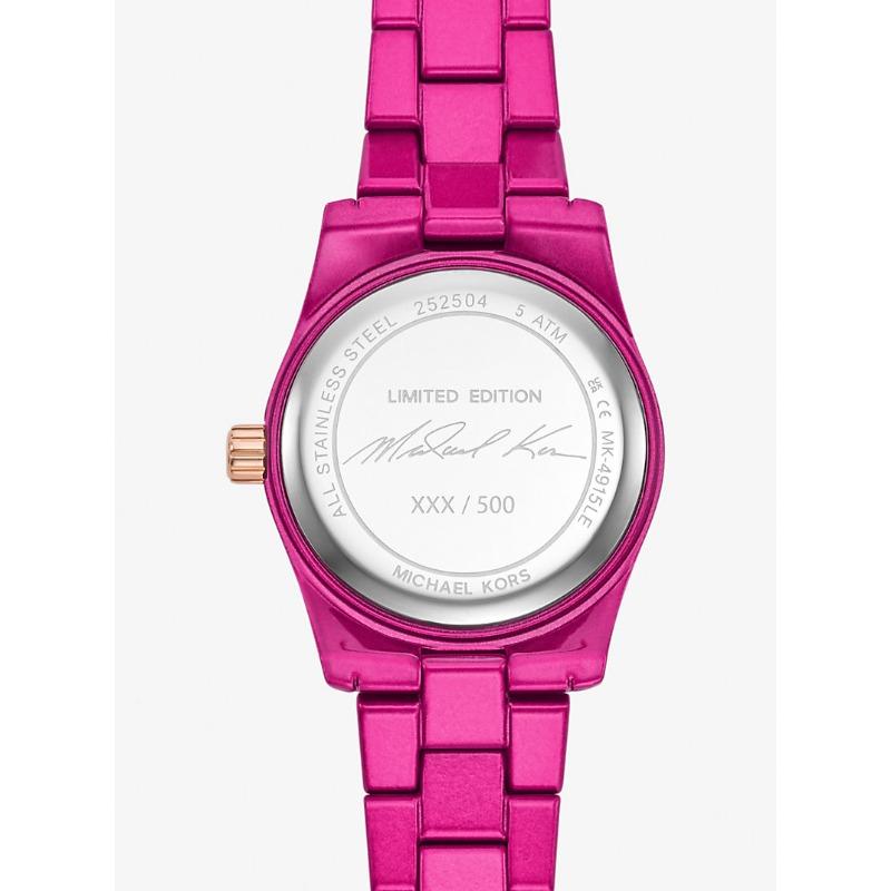 Michael Kors Limited-Edition Petite Lexington Pink-Tone Watch MK4915LE