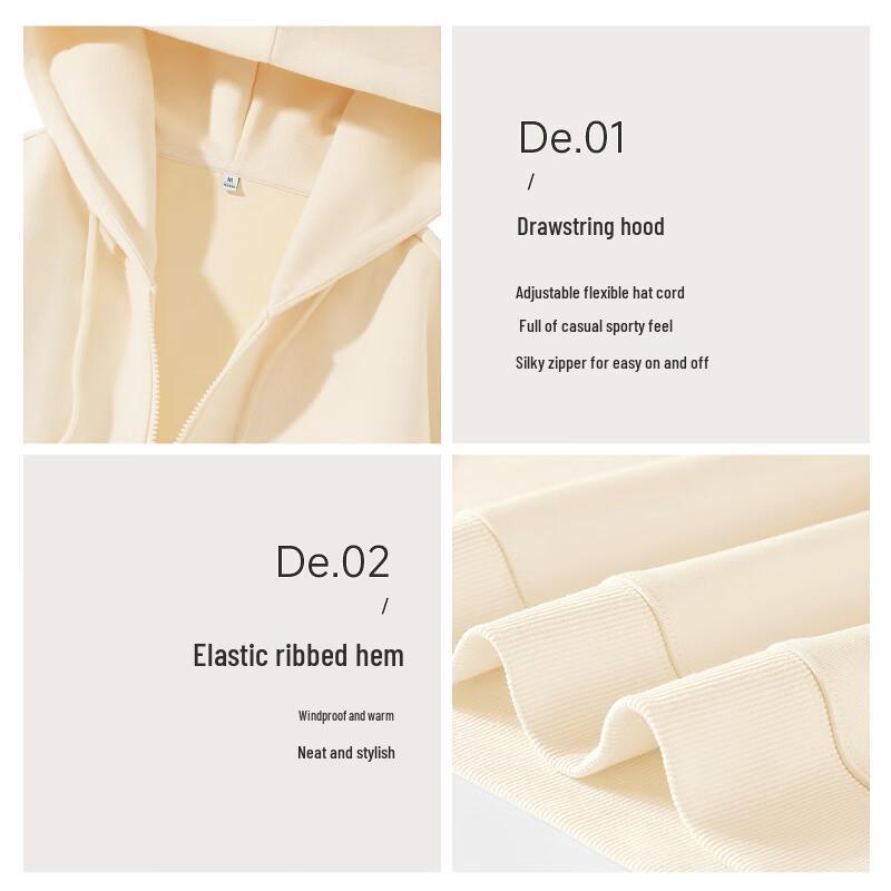 MJ STYLE Women's Hooded Cardigan Sweatshirt