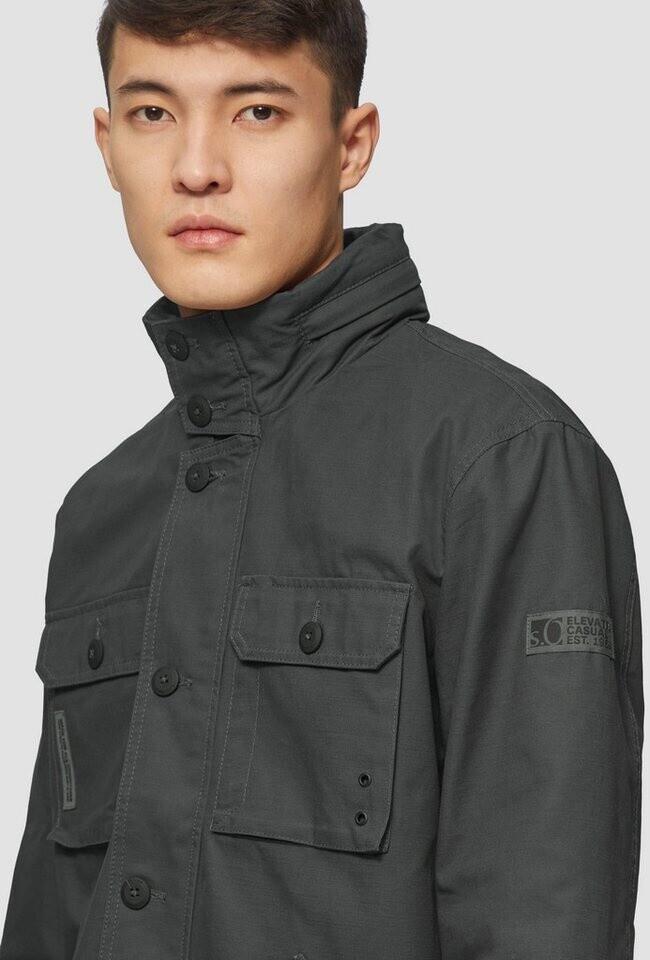 Mid-season Jacket s.Oliver Outdoor-Jacke Stand-up Collar 9581 Grey Black