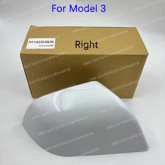 Side Mirror Cover For Tesla Model 3 2018 -  Wing View Mirror Shell Cap Cover