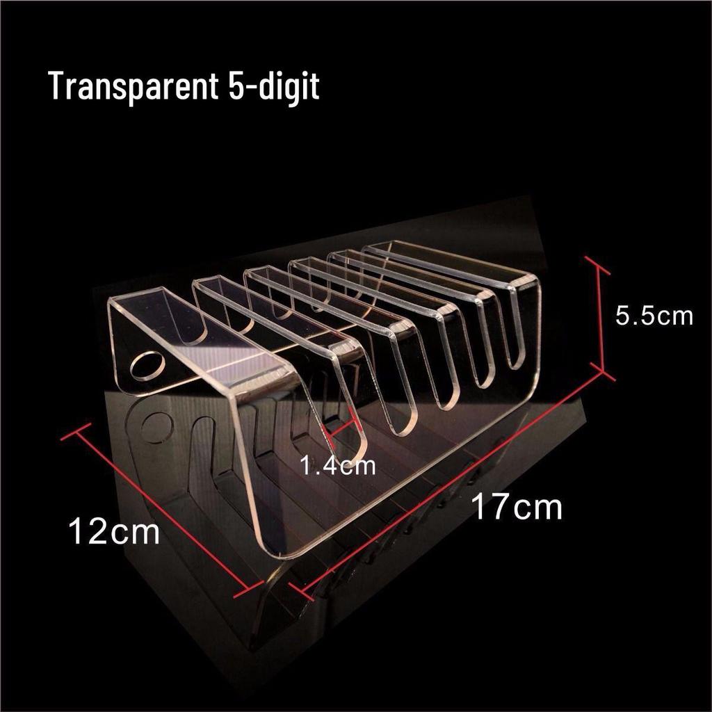 Transparent Acrylic Multi-Port Mobile Phone Charging Stand & Holder