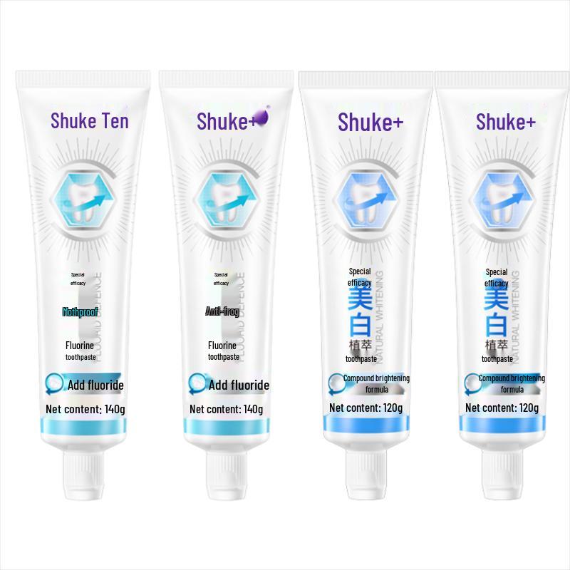 Shuke Anti-Cavity Whitening & Gum Strengthening Toothpaste Set