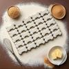 Cookie Cutter Dog Bone Shaped Stainless Steel Mold With Cleaning Brush Diy Cake Sugarcraft Pastry Biscuit Mould Kitchen Tool
