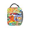 Squirtle Chaotic Mix Anime Lunch Bag For Women  Print Travel Lunch Box Funny Portable Oxford Cooler Bag