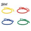 Adjustable Wristband Unisex Hand Rope Handmade Braided Solid Color Thick