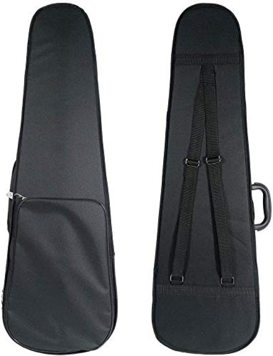 Ennbom Electric Violin Ebony Silent Violin Glossy Beginner Set 4/4 (Sparkly Black)