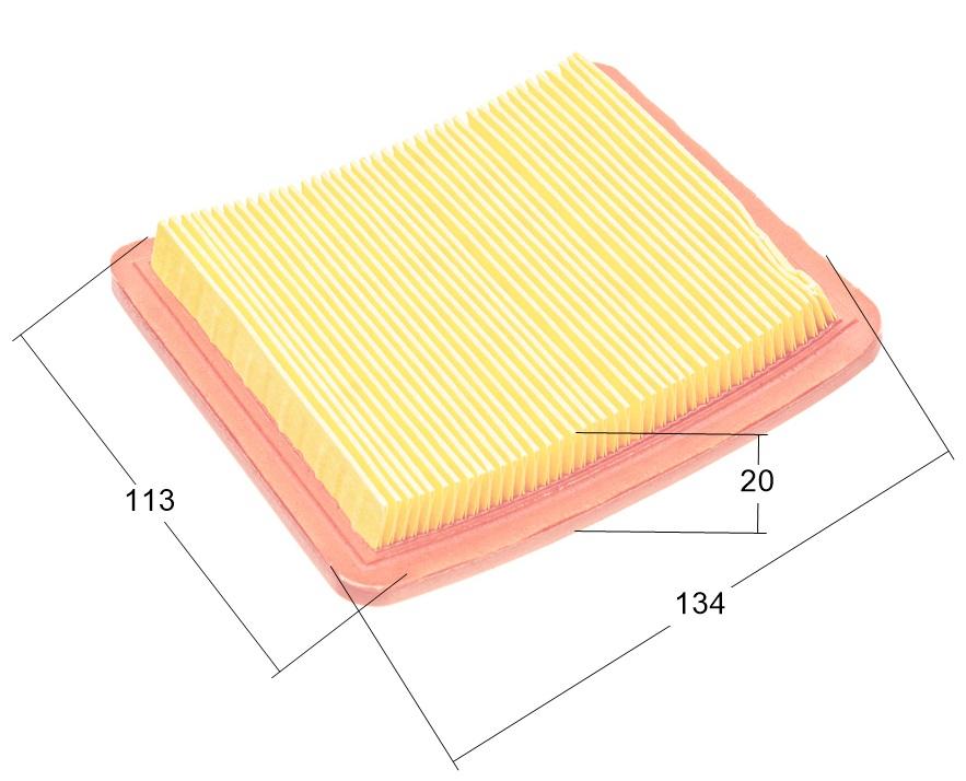 Loncin Air Filter Cardboard Rectangle Lc1P65F 1P70F Original Part 180130178-0001