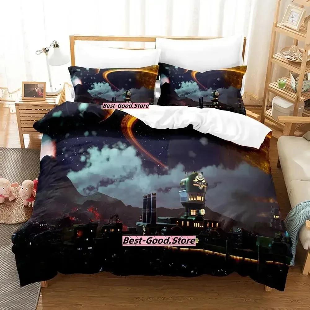 The Outer Worlds Printed Bed Set Duvet Cover Pillowcase Bedding Set Bed Linen Sheet Quilt Cover Full Queen King Size
