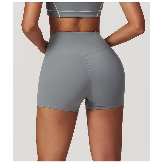 New Naked Tight Yoga Shorts With High Waist And Hip Lifting For External Wearing Fitness Shorts And Women'S Running Sports Shorts