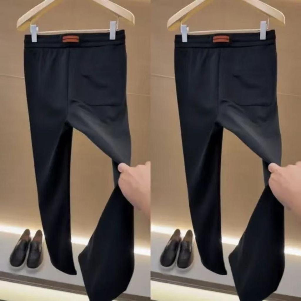 Summer men's trend casual pants loose straight sports solid color comfortable versatile fashion new tube pants pants